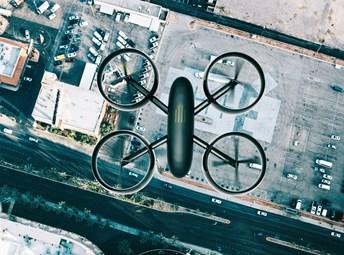 Drone Over City 831440460 Large