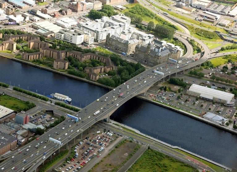 Kingston Bridge Glasgow