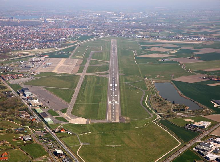 Bruges Airport Aerial © Lodewijk Delaere
